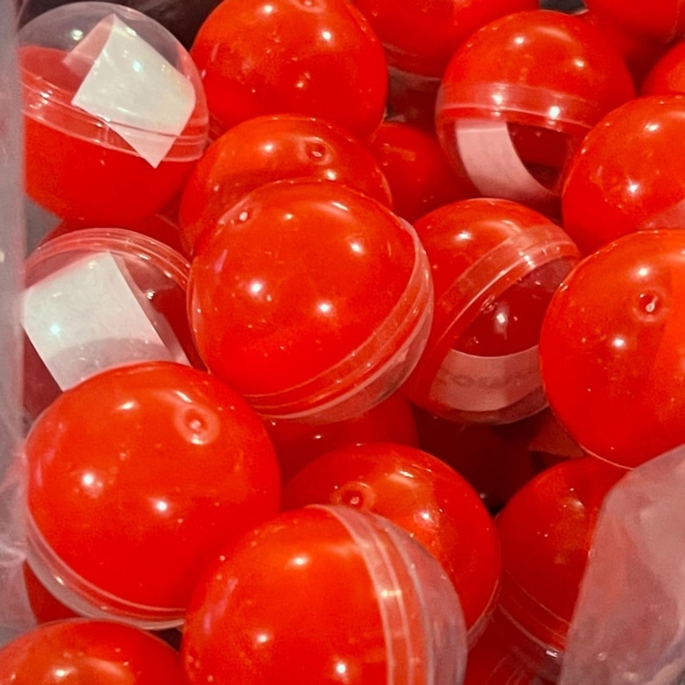 Red Plastic Capsules